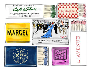 Paris Matchbooks - JenScribblesNY