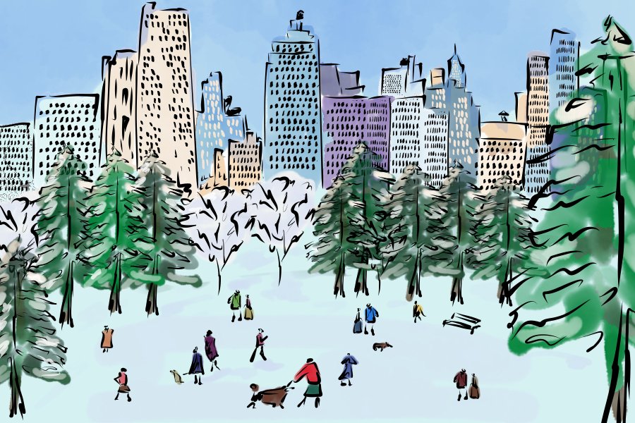 Winter in Central Park - JenScribblesNY